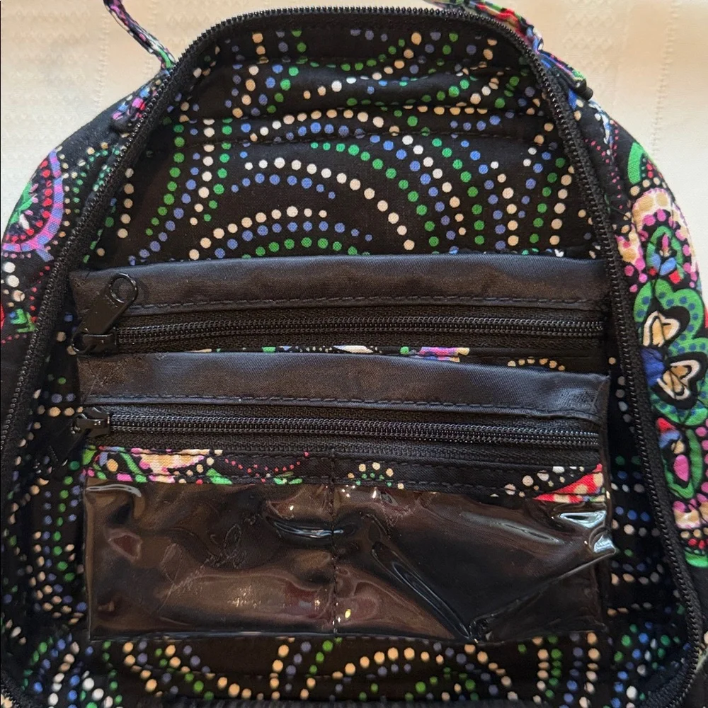 Vera Bradley Black Kiev Paisley Travel Jewelry Organizer NWOT (retired print) - Picture 8 of 11